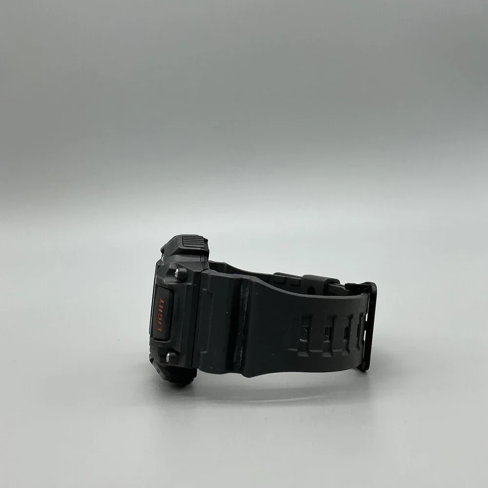 Casio 3416 W-735H Mens Watch 44mm Digital Black Resin Vibration Alarm Sport
